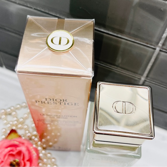 EMPTY BOTTLE + ORIGINAL BOX ONLY*** FOR DIOR PRESTIGE LA MICRO-LOTION DE ROSE - Picture 4 of 4